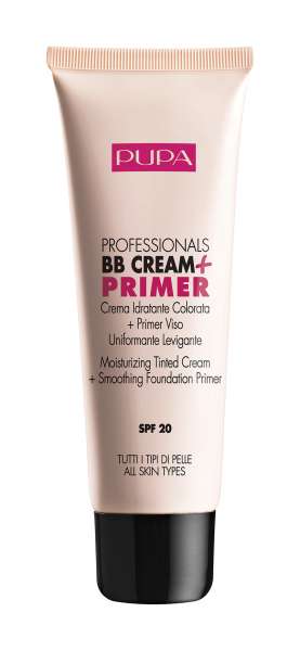 Pupa BB Cream+Primer Oil Free SPF 20 Легкий увлажняющий BB-крем для всех типов кожи | 01